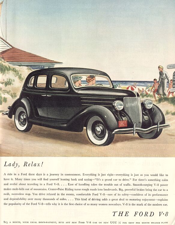 1936 Ford Auto Advertising